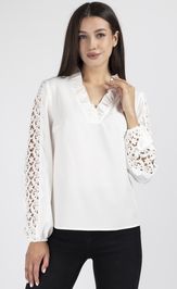 Blouse VIZAVI 695 molochnyj