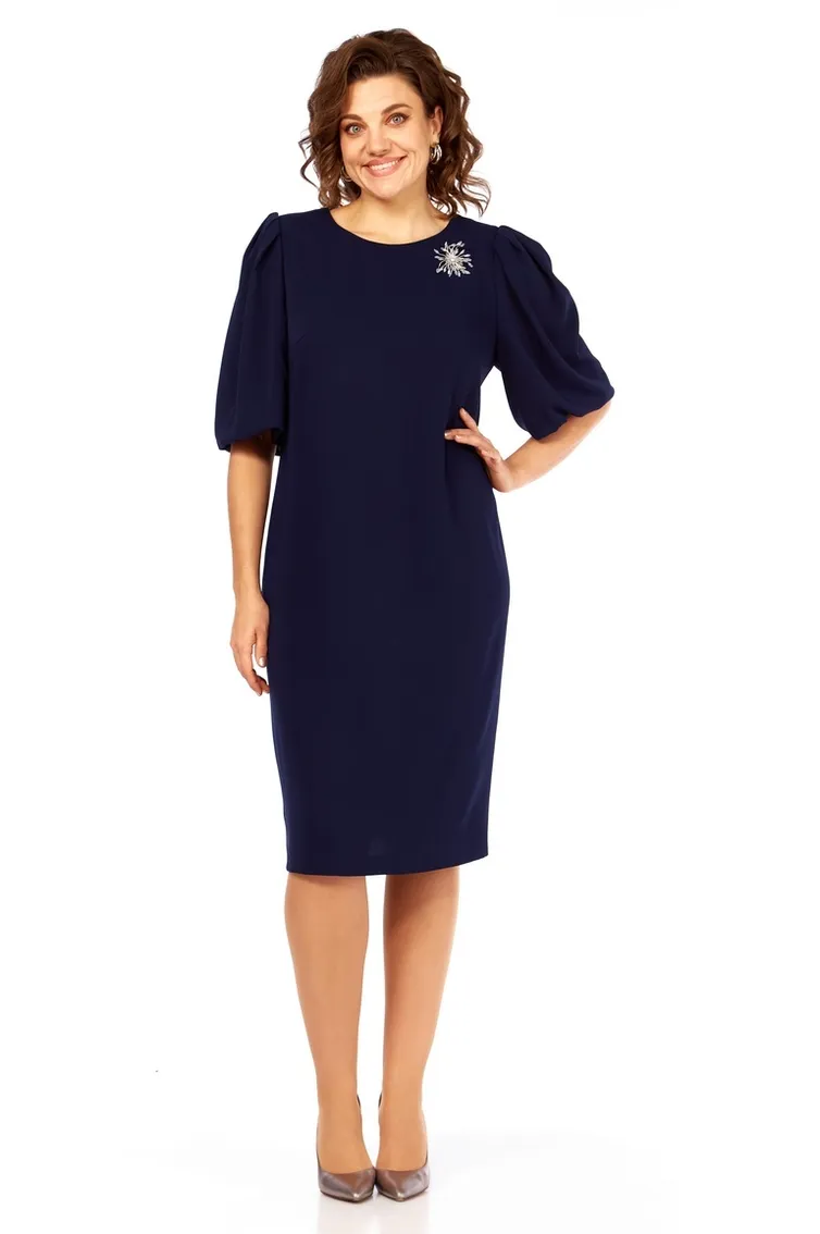 Dress Milora #1421 sinij