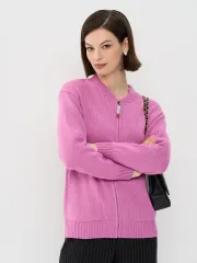 Sweter Newvay #7252-14138 fiol veresk