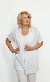Sweter BELANGE 3388 belyj