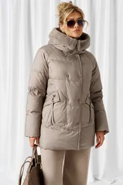 Coat Beautiful & Free #1018 seryj