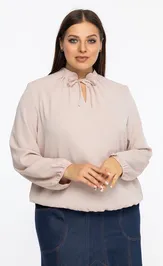 Блузка Avila 1001 пудровый