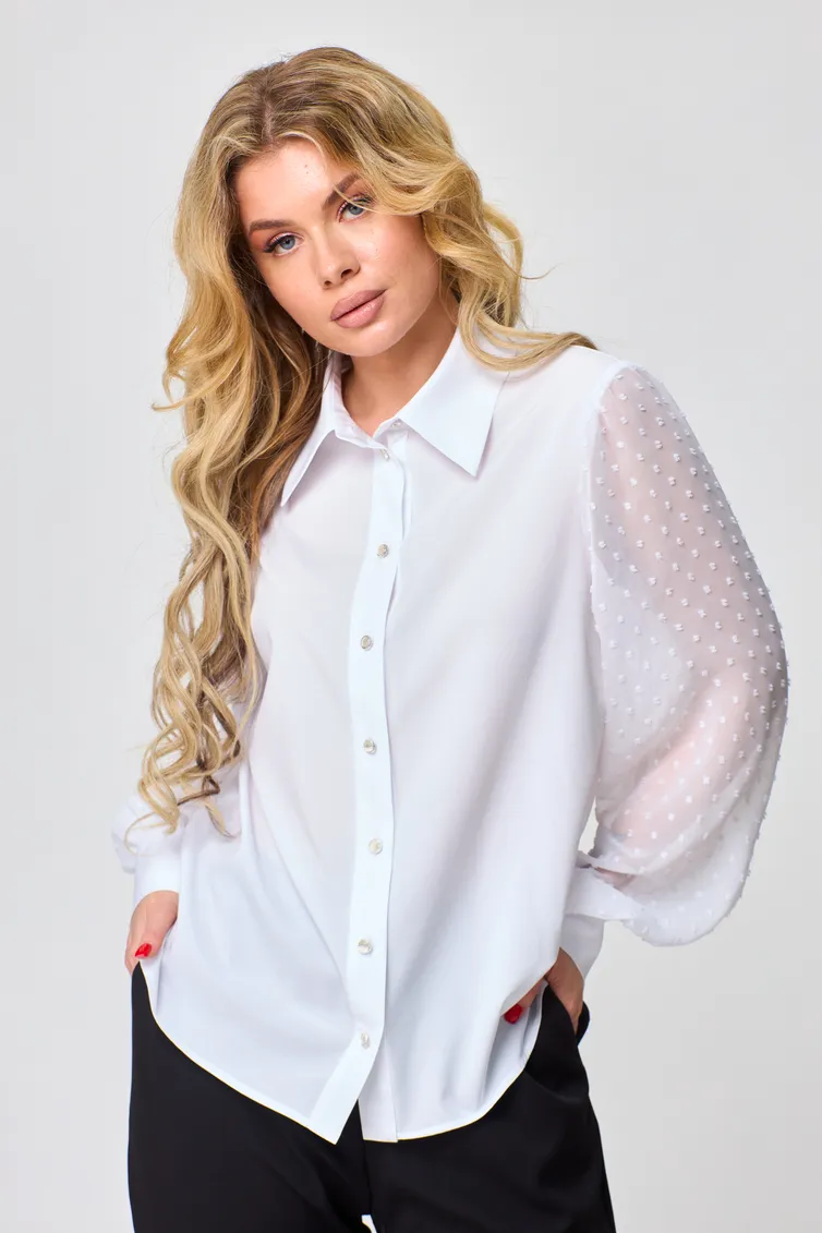 Blouse Abbi #4025 belyj