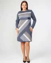 Dress BONADI #1346 bajkal-kapuchino