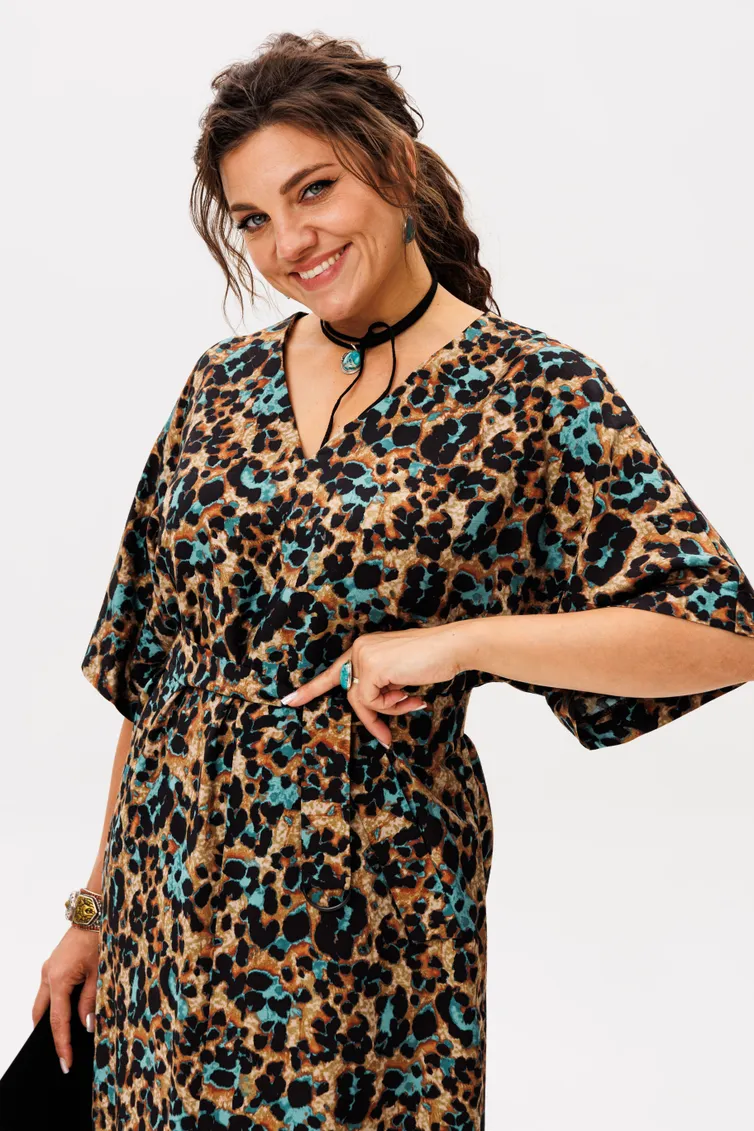 Dress Anelli Laurel #1391.1 biryuza i bronza