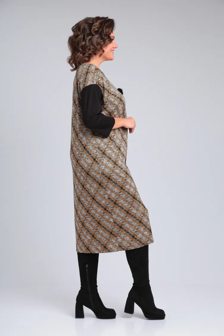 Платье Michel Chic арт. 2150 черн/горч