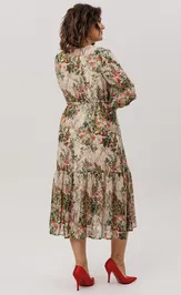Платье Anelli Laurel 1805 кремовая виола