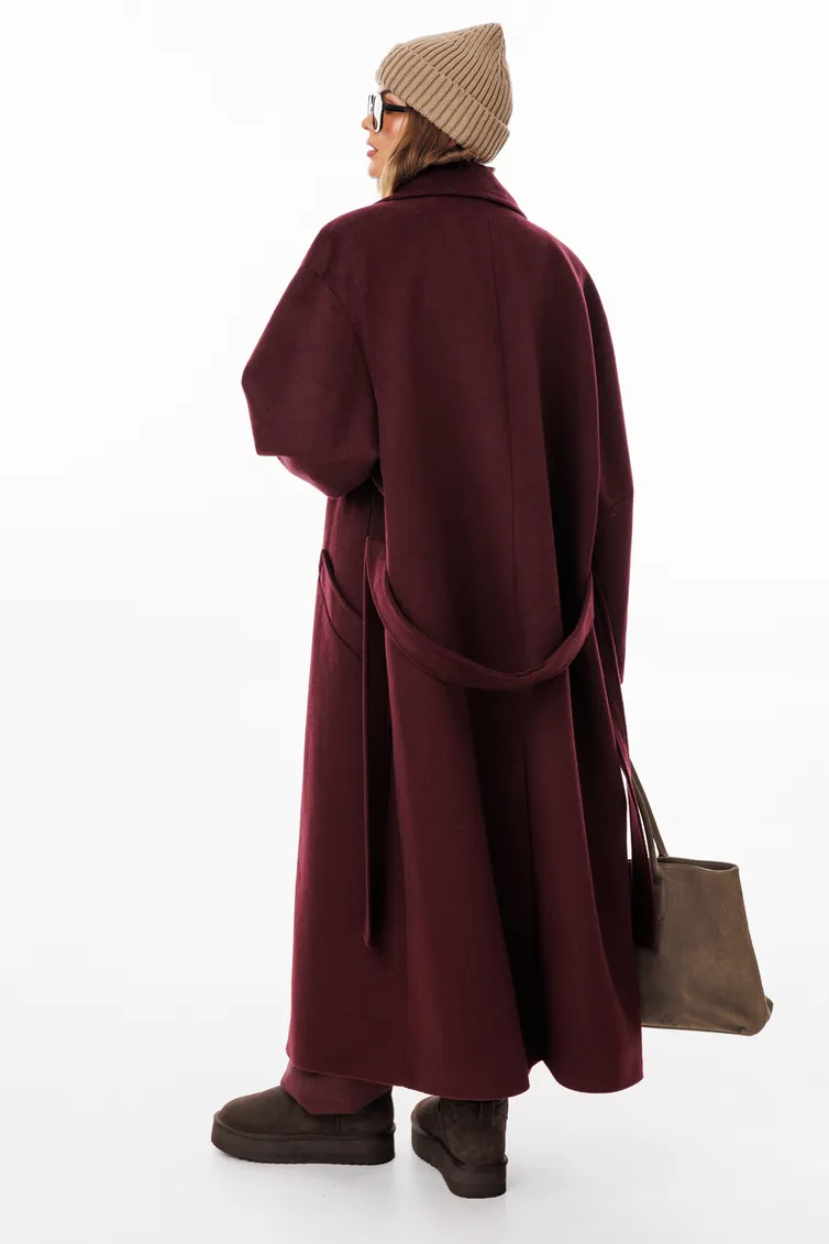 Пальто EOLA арт. 3200 бургунди