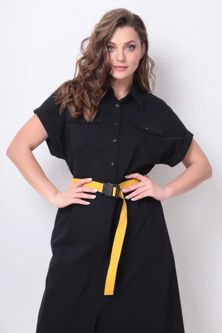 Платье Michel Chic арт. 993/2 черн, желт