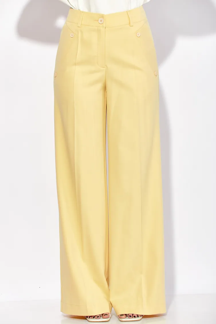 Trousers LAIKONY #L-942-2 slivochnyj