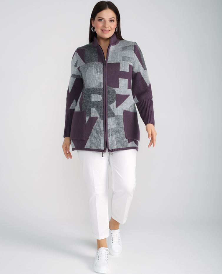 Кардиган BONADI арт. 1982 баклажан