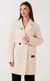 Coat V&N fashion 1116 bezhevyj