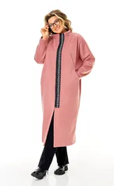 Płaszcz Michel Chic 361/ 1 pepel rozy