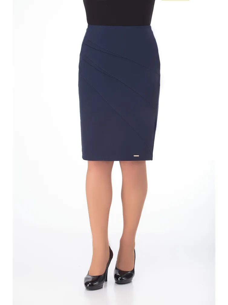 Spódnica Elite Moda #3493 sinij