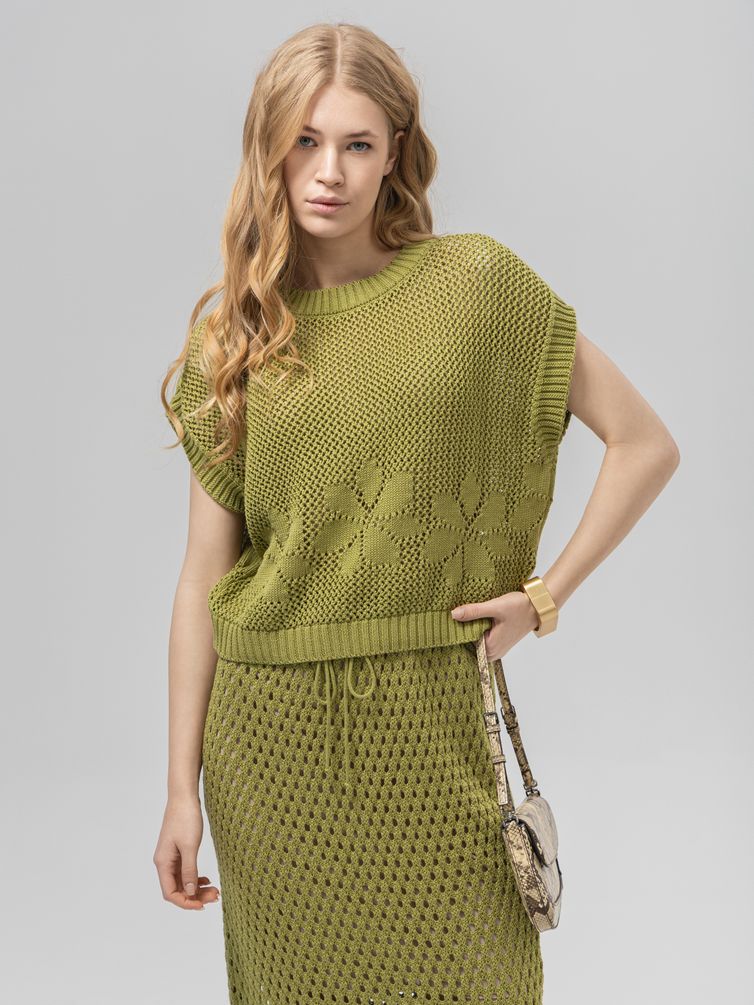 Джемпер Romgil арт. РВ0392-ХЛ4 лайм