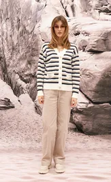 Sweter Barbara Geratti S4743BG belyj/t. sinij