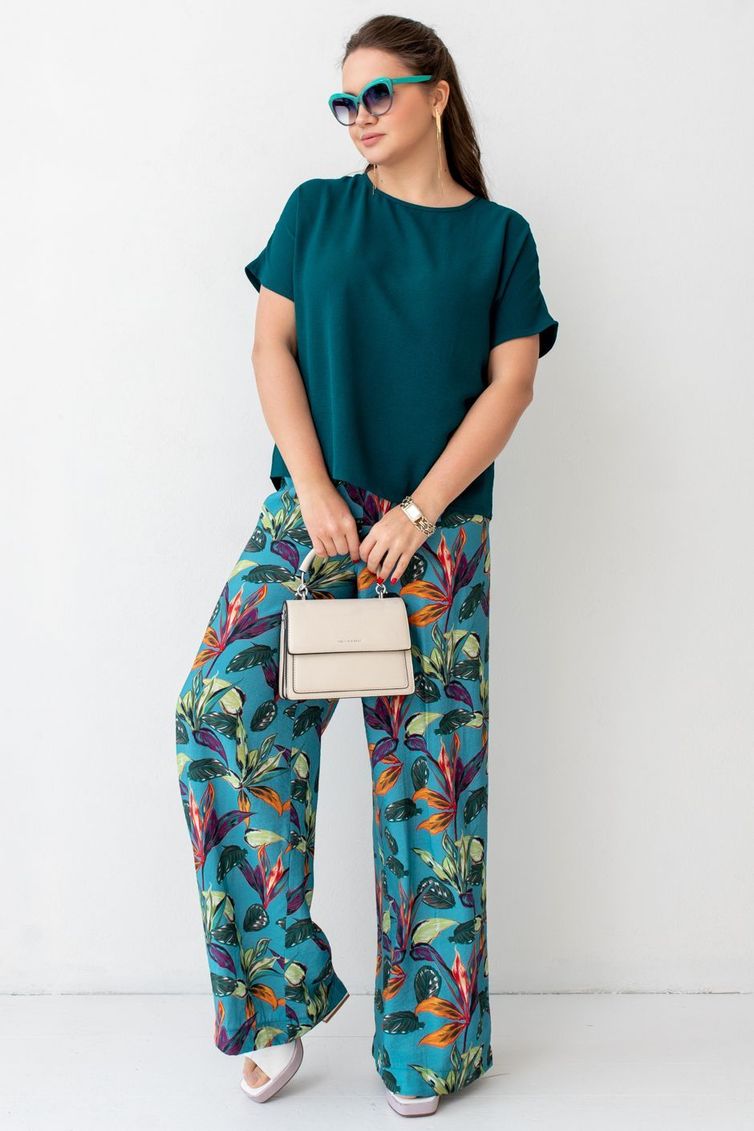 Блуза TOOK A LOOK & Angelika арт. ТБ-97в изумруд