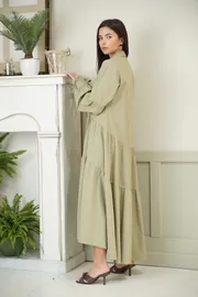 Sukienka Ladis Line #1314 xaki