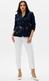 Suit Ma Cherie 3147 temno-sinij+belyj