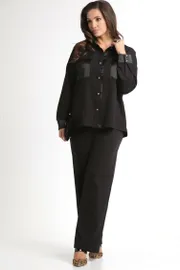 Garnitur Ladis Line #1534 chernyj