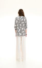 Blouse Elema 2K-1451 chyorno-belyj print 164