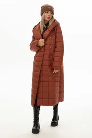 Coat Golden Valley #7145 korichnevyj