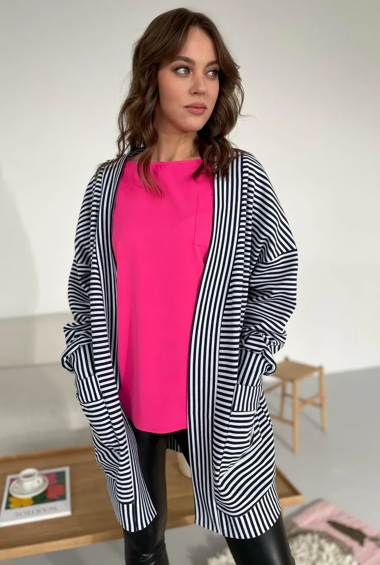 Sweter Rumoda #2121 poloska