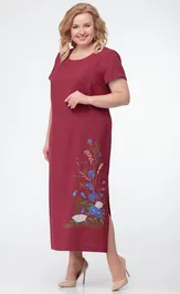 Dress LadyThreeStars 1780 bordovyj
