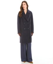 Пальто Elema арт. 1-2392 тёмно-синий 170