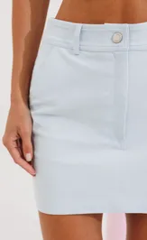 Юбка V&N fashion 1175_голубой