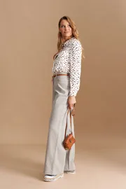 Trousers Elletto Life #2308 sv.ser