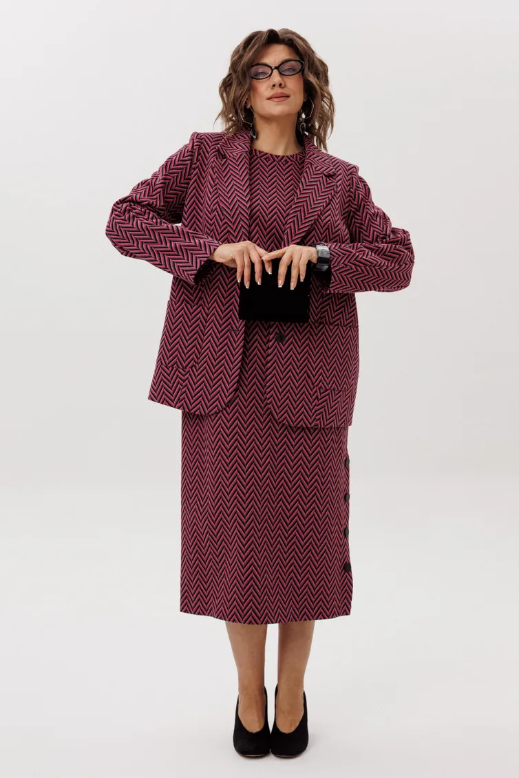 Dress Anelli Laurel #1755 plate ryabinovaya volna