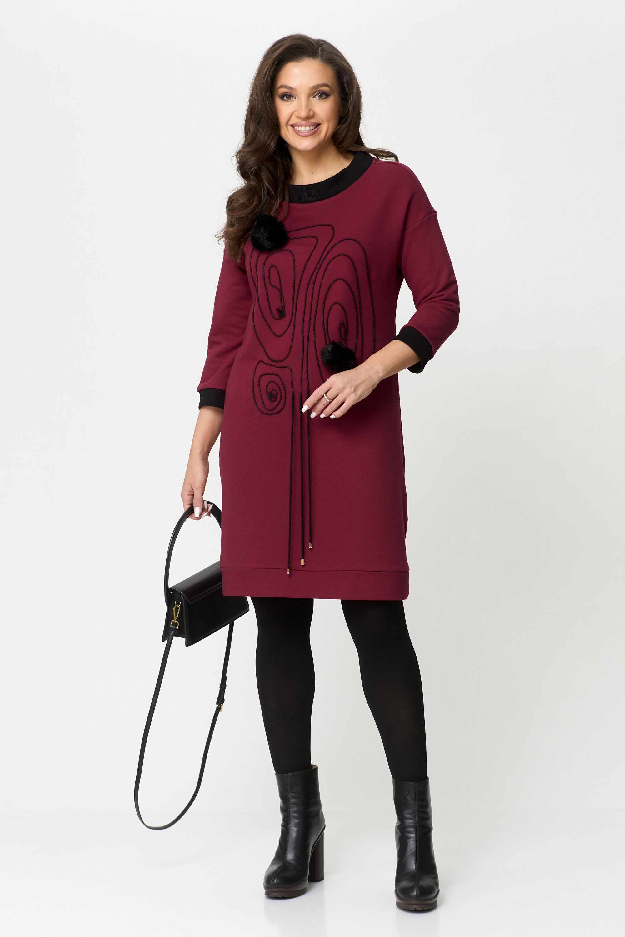 burgundy mini dress leather Milly Vegan Leather Mini Dress main image 1