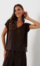 Bluzka Люше 4465 shokolad