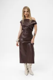 Sukienka Pirs #7055 burgundi
