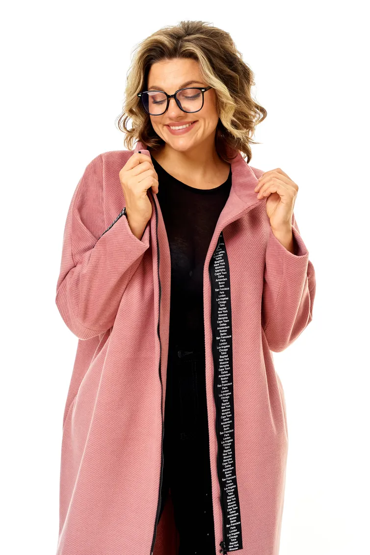 Płaszcz Michel Chic #361/ 1 pepel rozy