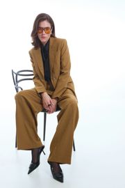 Брюки Elema арт. 3К-1779 кэмел 164