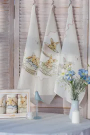 Kitchen textiles Listelle #419201 polotence 3 shtuki, razmer polotenca 45x65 sm