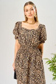 Платье Ava fashion арт. М-197 леопардовый