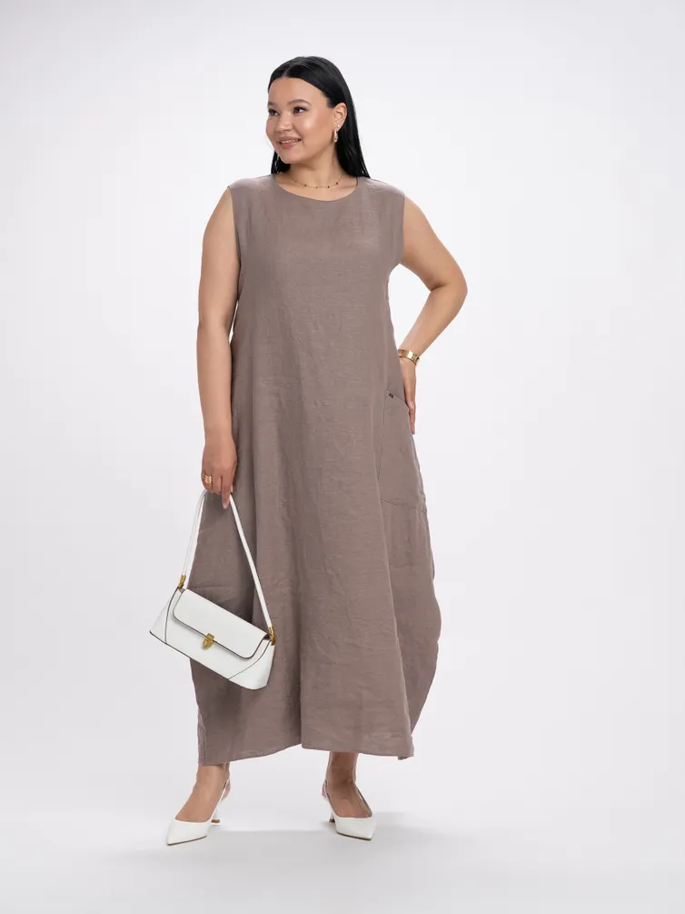Sukienka FASHION CENTRE #L-4258/Kakao/164