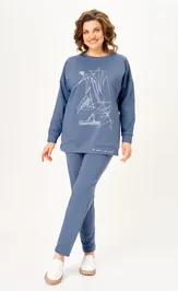 Set STEFANY 2061-2 indigo