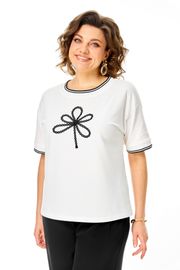 Блузки, туники Rumoda арт. 2261 молочный-черный