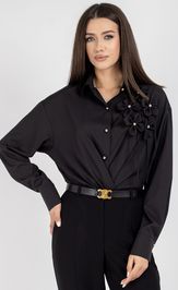 Blouse VIZAVI 810 chernyj