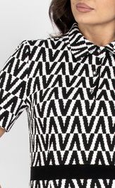 Dress VIZAVI 807 cherno-belyj