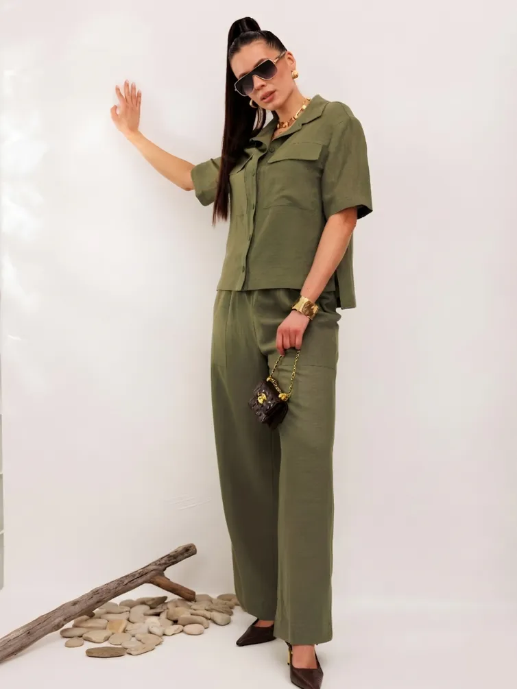 Костюм Galean Style арт. 982.1 св-хаки