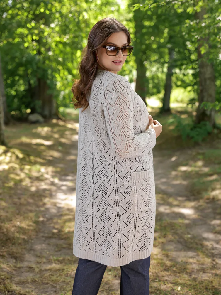Sweter BONADI #2065 bezhevyj