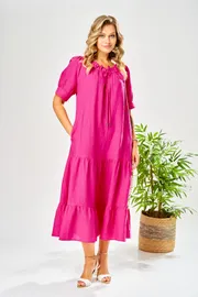 Платье Ava fashion арт. М-211 фуксия