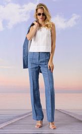 Брюки Barbara Geratti С8382BG меланж синий