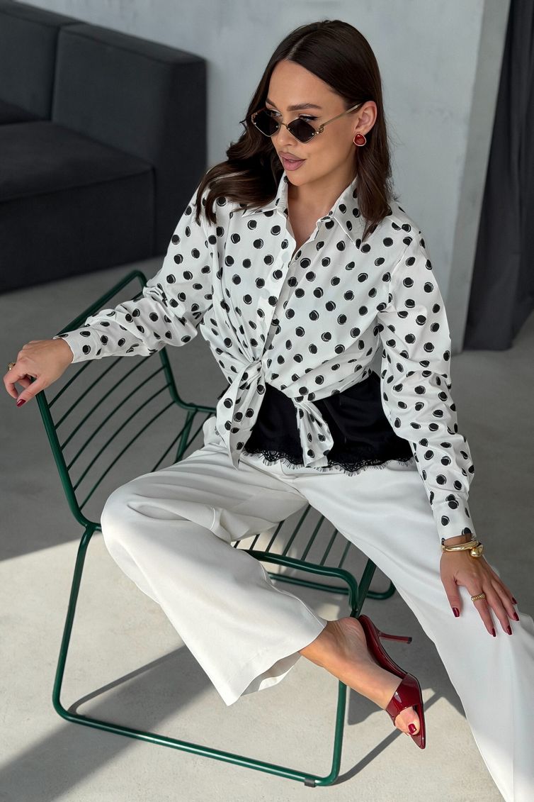 Koszula TND #M194 belyj