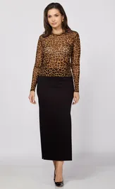 Jumper LadyThreeStars 2419 leopardovyj